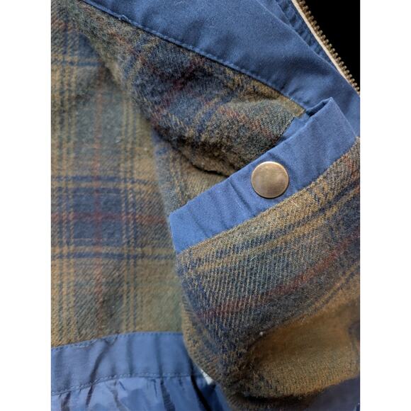 Pacific Trail Cotton Blend Quilt Plaid Lined Winter 7 Pocket Jacket Men M - Picture 9 of 10